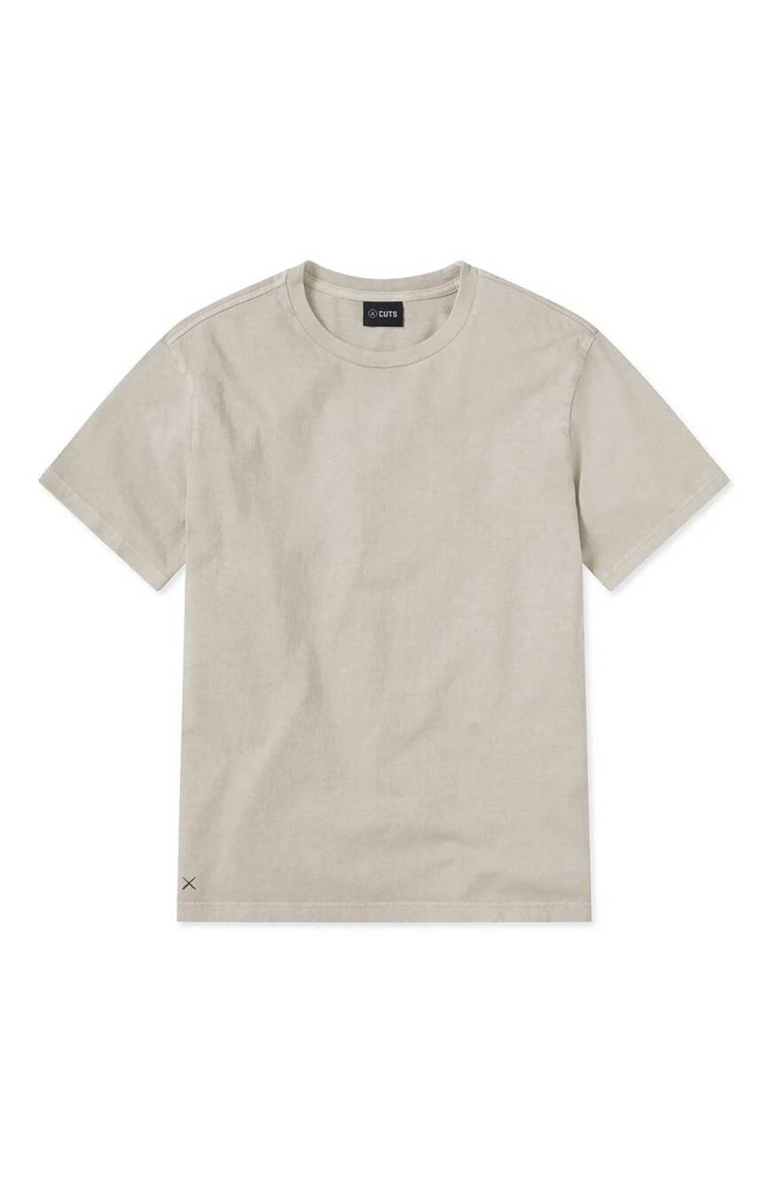 NEW CUTS men's overtime tee 2.0 in sand dune